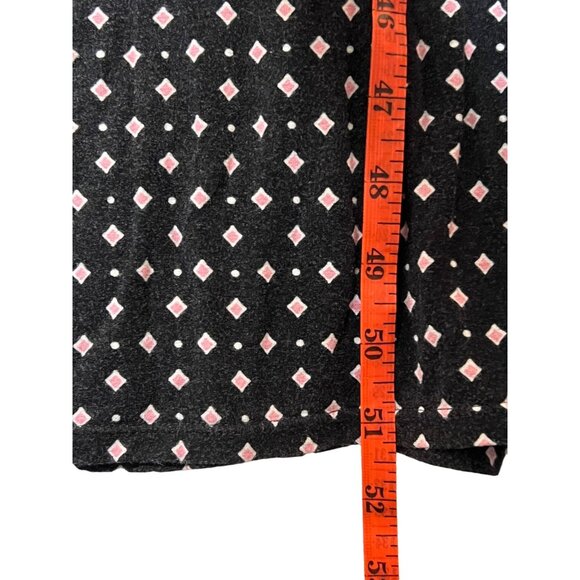 Alfani Intimates Black  Pink Diamond Pattern Sleeveless Maxi Dress XL Athleisure - Picture 10 of 14